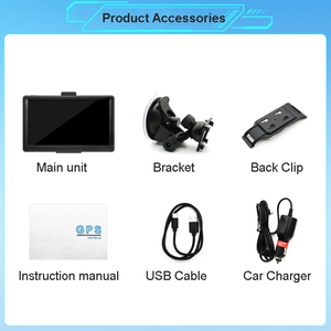 7 inch xách tay GPS Hệ thống định vị với WinCE 512MB RAM 16GB Rom Điện dung màn hình LCD và EU bản đồ cầm tay Đài phát thanh chức năng - Product Image 5