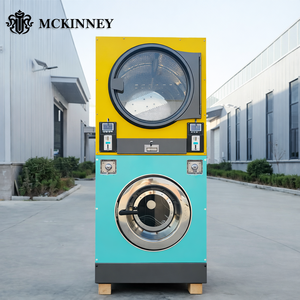 Lave-linge et sèche-linge combinés MCKINNEY certifiés CE, 12 <span class=keywords><strong>kg</strong></span>, <span class=keywords><strong>15</strong></span> <span class=keywords><strong>kg</strong></span>, 20 <span class=keywords><strong>kg</strong></span>, 25 <span class=keywords><strong>kg</strong></span>, en acier inoxydable, pour laverie en libre-service - Product Image 4
