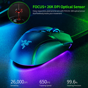 Souris de jeu filaire USB <span class=keywords><strong>Razer</strong></span> <span class=keywords><strong>Basilisk</strong></span> V3 - Conception ergonomique personnalisable, pour droitiers, étanche, pour PC et PS5 - Product Image 2