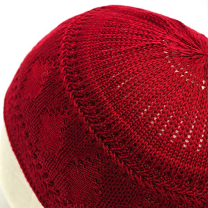 หมวกสวดมนต์ kopiah kufi ผ้าถักนิตติ้งนุ่มแบบคลาสสิกสำหรับมุสลิมผู้ชายมีหลายสีให้เลือกหมวกและหมวกชาติพันธุ์ - Product Image 5