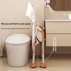 เก้าอี้อาบน้ำแบบมีร่อง รุ่นใหม่ ดีไซน์กว้างขึ้น กันลื่น พับได้ สำหรับผู้สูงอายุและสตรีมีครรภ์ รับน้ำหนักได้ 150 กก. ใช้ในห้องน้ำ - Product Image 4