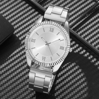 WJ-11000 jam tangan pria kuarsa jam tangan pria Alloy kasual mode bisnis mewah populer baru OEM kecil terima Logo kustom