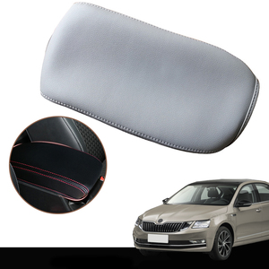 Copertura Protettiva in Pelle per Bracciolo Centrale Anteriore <span class=keywords><strong>Auto</strong></span> per Skoda Octavia 2015-2019 - Product Image 1