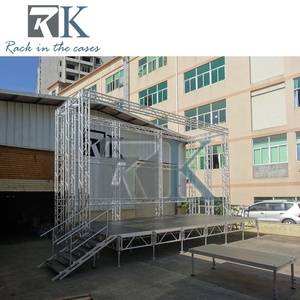 Aluminum Stage Truss System Portable Event Stage Platform for Concert Wedding <b>Show</b> - Product Image 3