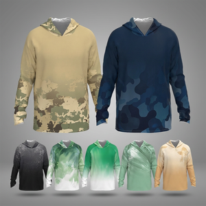 Camisa de Pesca Unisex para Adultos, Manga Larga, 100% Poliéster, Protección Solar UPF50, Secado Rápido, Transpirable y Cómoda, para Pesca en el Mar - Product Image 3