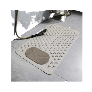 Alfombrilla <span class=keywords><strong>de</strong></span> <span class=keywords><strong>ducha</strong></span> <span class=keywords><strong>de</strong></span> <span class=keywords><strong>PVC</strong></span> extralarga moderna, resistente al desgaste y al agua, diseño antideslizante para drenaje, suelo <span class=keywords><strong>de</strong></span> vinilo para duchas - Product Image 1