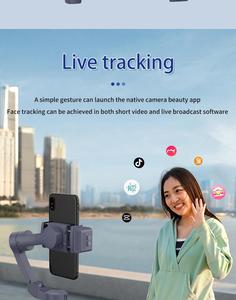 China Precio al por mayor <span class=keywords><strong>3</strong></span>- Gimbal Estabilizador Handheld Smartphone Gimbal Trípode Estabilizador de teléfono - Product Image 3