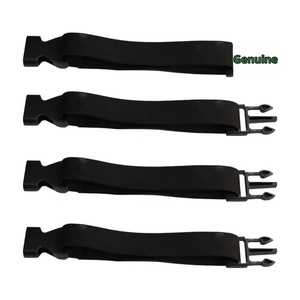 Mochila Unisex de Poliéster con Correa de Presión Negra Ajustable y Hebilla Elástica - Product Image 1