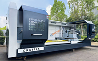 Torno Horizontal CNC Automático CK61125-4000MM con Control Fanuc, Eje Único, Cama Plana de Servicio Mediano, 2 Ejes, Torneado de Alta Precisión