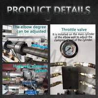 Machine de cintrage de tuyaux à double tête CNC 0.1 °   Cintreuse hydraulique de précision sans plis pour tubes métalliques à double tête