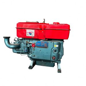 Moteur diesel monocylindre horizontal robuste CDHB Tengka S195 pour concasseur minier et alimentation de générateur - Product Image 1