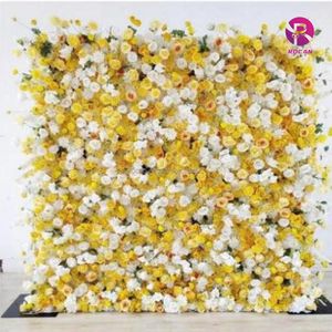 Célébrez le nouveau-né bébé fleur panneau jaune espoir tournesol toile de fond pour bébé spectacle cérémonie décoration - Product Image 3