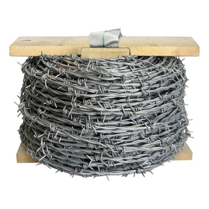 Alambre de Acero Galvanizado por Inmersión en Caliente de Tres Hilos con Torsiones Opuestas, Alambre de Púas BWG 15 # (1.8MM) Aproximadamente 300m  22kg - Product Image 5