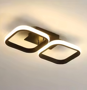 Lampada da soffitto in acrilico moderno con Design semplice lampada a LED in alluminio corpo lampada per soggiorno per sala studio corridoio illuminazione del soffitto - Product Image 3