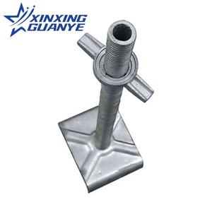 Coupleurs de coffrage à boucle de plaque, supports réglables, bases en U, fixations de vérin, acier Q235 Q345, usine d'origine, matériau épaissi - Product Image 1