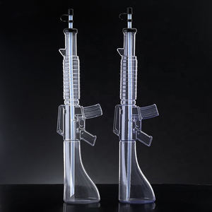 Rifles Design 1L Yard Cup Wholesale Disposable Slush Cups XXL Size Fair Novelty Drinkware with Lid and Straw - Product Image 2