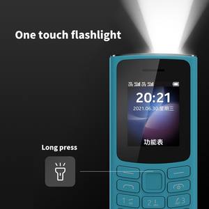 Téléphone <span class=keywords><strong>portable</strong></span> à gros boutons, modèle 105-2021, radio FM, jeux, longue durée de vie de la batterie, facile à utiliser, pour les personnes âgées, double SIM, téléphone <span class=keywords><strong>d</strong></span>'urgence - Product Image 3