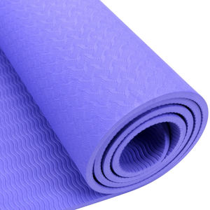 Esterilla de Yoga antideslizante de doble cara TPE de 6mm de alta calidad, logotipo personalizado de fábrica, producto al por mayor - Product Image 6
