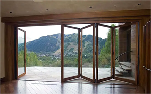 <span class=keywords><strong>Porte</strong></span> pliante en acier inoxydable pour patio, style accordéon, double <span class=keywords><strong>porte</strong></span> en plexiglas transparent insonorisée pour villa, design unique pour les espaces - Product Image 4