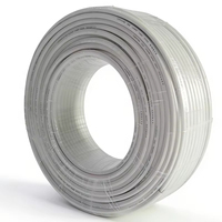 Professionele RG6 RG59 coaxiale kabel 100m 305m 1000m rol, laag verlies, S-4C-FB TV-signaalkabel voor engineering