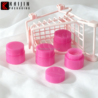 Pot vide personnalisé en PP de 6g, mini-récipient pour poudre de rose, crème exfoliante, pot cosmétique en plastique avec couvercle, pot pour crème contour des yeux