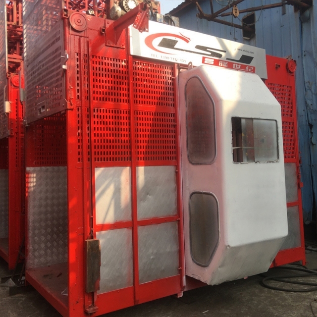 SC200 Competitively Priced Single Cages Construction Passenger Hoist Personal Elevator From China