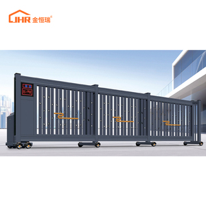 <span class=keywords><strong>Portail</strong></span> Rétractable Moderne en Aluminium Robuste pour la Sécurité des Allées Commerciales – Vente Directe Usine, Haute Qualité, Résistant aux Intempéries - Product Image 2