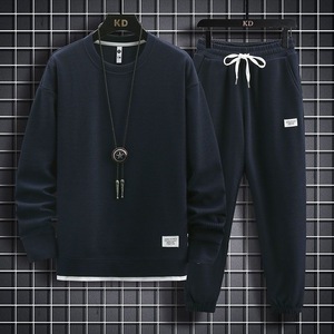 <span class=keywords><strong>Ensemble</strong></span> décontracté pour hommes, vente en gros, nouvelle collection, tendance, <span class=keywords><strong>marque</strong></span> élégante, <span class=keywords><strong>ensemble</strong></span> sportif à manches longues et pantalon deux pièces pour hommes - Product Image 6