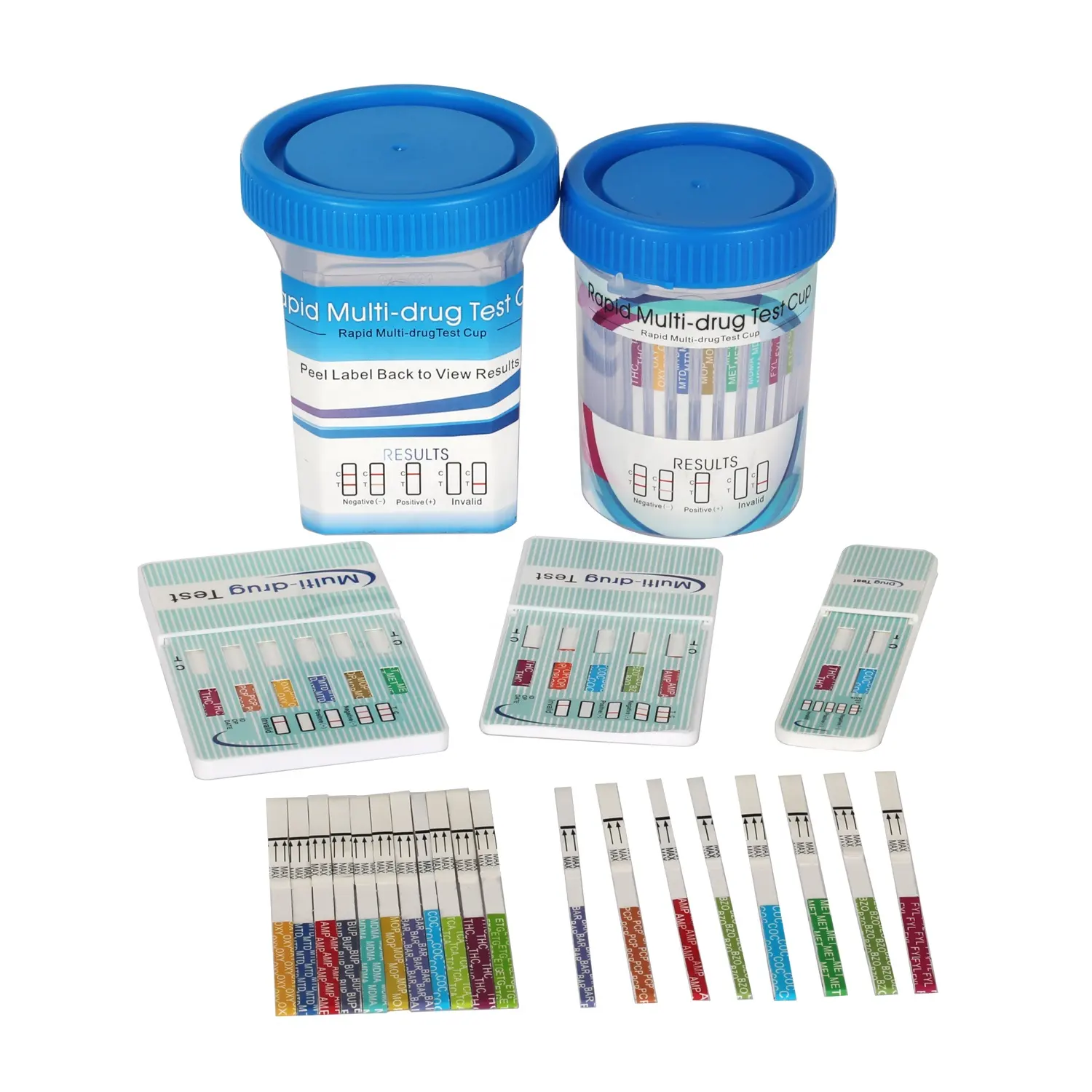Kit de Test multicolore à l'acide hyaluronique, à usage professionnel et à domicile