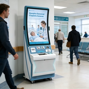 Terminal de Documentos Inteligente Todo en Uno, Kiosco de Pago de Autoservicio, con Identificación Facial 3D, para Tiendas Minoristas, con Animación - Product Image 6