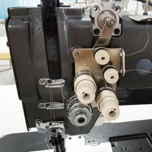 New Heavy-duty Engine Motor Gear High-Speed Flat-Bed Bag Closer Double-needle Computerized Industrial <b>Sewing</b> <b>Machine</b> RN-4420D4 - Product Image 3