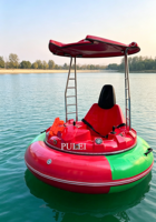Fabricant chinois qualifié de bateaux gonflables, voitures tamponneuses aquatiques d'extérieur, bateaux électriques pour lac avec batterie pour 2 personnes