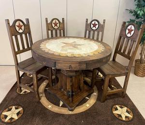 Mesa de Comedor Minimalista de Madera con Líneas Limpias, Estructura Robusta y Diseño Espacioso para Interiores Contemporáneos, Hogares y Cafés - Product Image 1