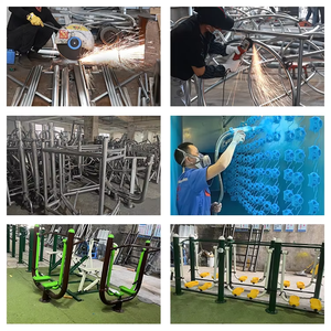 <span class=keywords><strong>Barre</strong></span> de traction intégrée avec entraînement suspendu, équipement de fitness extérieur personnalisé pour l'exercice d'escalade multifonctionnel. - Product Image 6