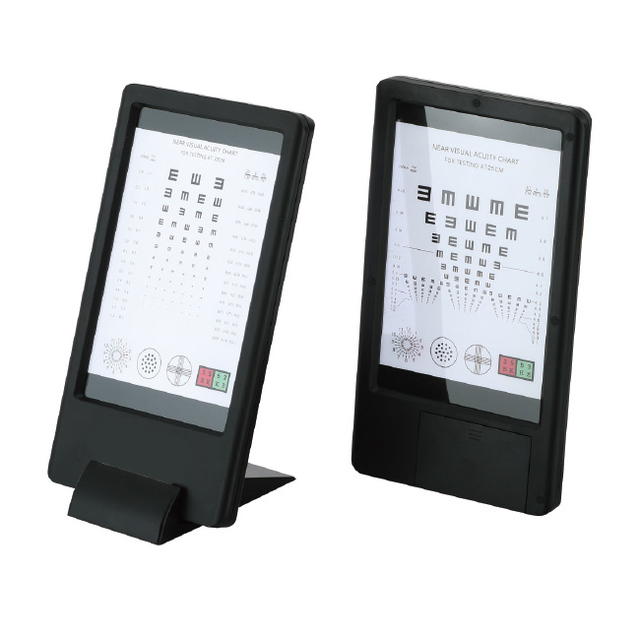 Small Hand Near Vision Chart Multifunctional LED Presbyopic Optometry Equipment Eye Chart Visual for Test Optical Instruments
