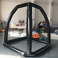 Tente de glamping gonflable imperméable pour aire de jeux en plein air