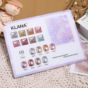 Vernis Gel Métallique Platine Personnalisé avec Logo, Séchage UV, Sans Résidu, Scintillant Fin, Gel Platine pour la Revente de Produits Ongulaires - Product Image 5