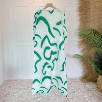 Robes plissées Miyake Y2K avec perles et boutons, lavables, grandes tailles, longues, de luxe, haut de gamme, élégantes et décontractées pour femmes