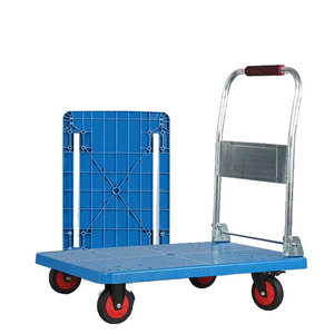Factory Custom Steel Platform Hand Truck Folding <strong>Carts</strong> for Warehouse Trolley - Product Image 1