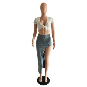 Ventes en gros, best-seller, été 2026, mode féminine, jupes longues sexy pour femmes - Product Image 4