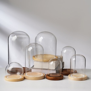 Fabricante de alta calidad Cúpulas de vidrio Transparente Gran hemisferio Cúpula de vidrio Decoración Jarrón Terrario Cúpula de vidrio - Product Image 3
