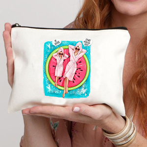 Borsa Cosmetica in Tela con Stampa Famiglia e Bambino, Calda e Alla Moda, da Viaggio, Organizer con Cerniera, Regalo <span class=keywords><strong>per</strong></span> la Mamma, Uso Quotidiano - Product Image 3