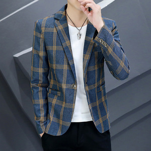 Casual Fashionable <strong>Plaid</strong> Women's New Suit Outer Professional Wear <strong>Blazer</strong> Jacket Coat Fashion - Product Image 2