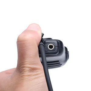 Micrófono de Mano Miniatura con Conector de 1 Pin y 2.5mm para <span class=keywords><strong>Motorola</strong></span> MD200 <span class=keywords><strong>TLKR</strong></span> T5 T6 T80 T60 FR50 T6200 T6220 Walkie Talkie Radio - Product Image 2