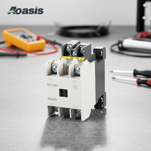 SMC-20D2 2P 20A 2NO Contactor Used for air Conditioner, Chiller, Pump and Water Heater Economic Type Good Quality