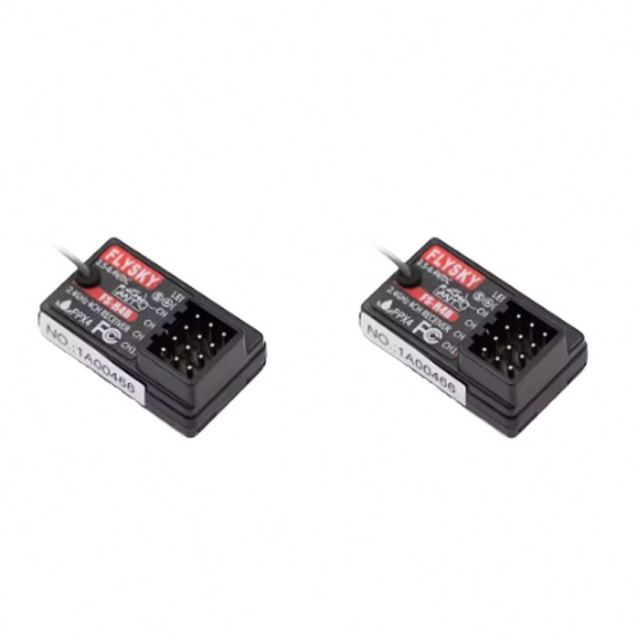 FLYSKY FSR4B 4CH 2.4G Mini PWM Receiver Single Antenna Support RSSI for RC Car Boat Transmitter Model Toy Made Durable Plastic