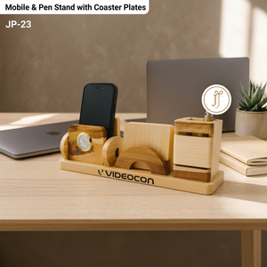 Porte-stylo en bois personnalisé de qualité supérieure avec impression pour bureau - Cadeau pour la fête des mères, la rentrée scolaire et le Nouvel An - Product Image 5
