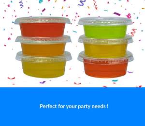 Gobelets en plastique jetables empilables de qualité alimentaire pour <span class=keywords><strong>bonbons</strong></span>, collations et fêtes de pique-nique - Product Image 6