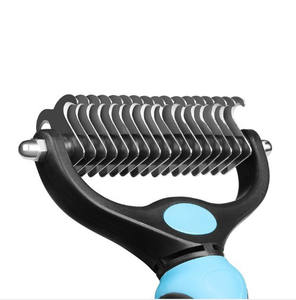 Cepillo de baño para perros y gatos, doble cara, desodorizante, cortador de nudos de piel para mascotas, herramientas de aseo - Product Image 2