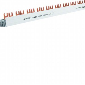 Hager Forcella di Distribuzione 2P 63A 1Mt AC 230-400V 10mm - Product Image 1